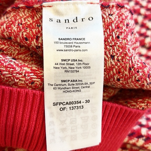 Sandro Brandy Cotton Cardigan Sweater - Picture 11 of 14